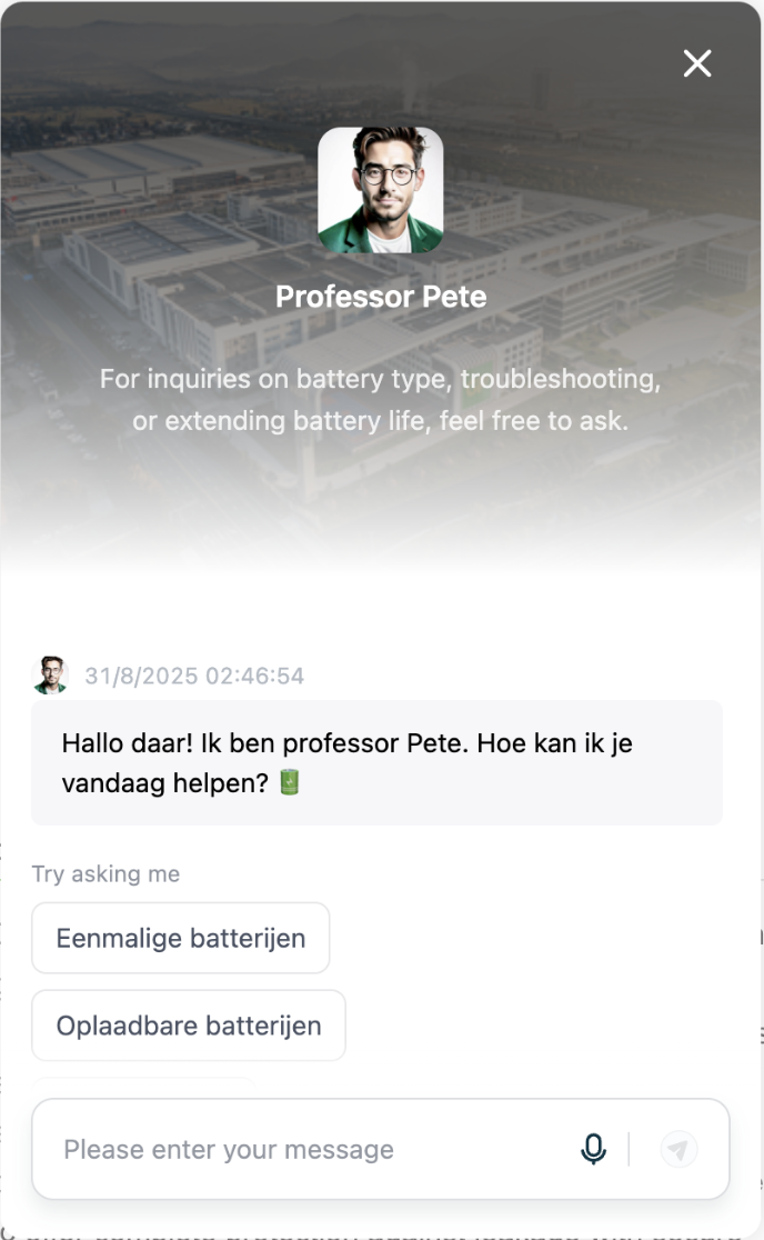 Digital Human Mobile Interface